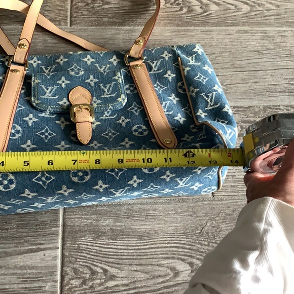 blue fabric tote - Picture 9 of 10